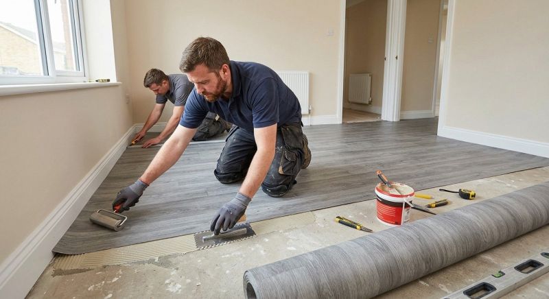 Sheet Linoleum Installation in Maricopa County, AZ