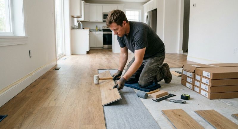 Vinyl Plank Floor Installation in Cave Creek, AZ