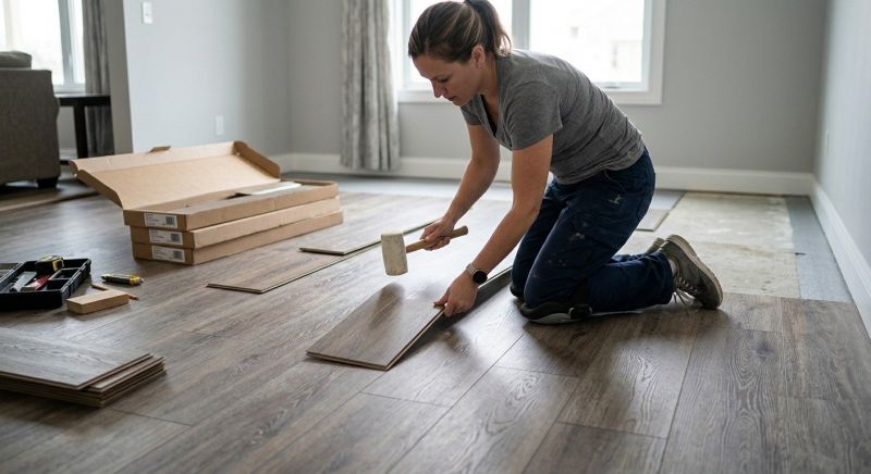 Vinyl Plank Floor Installation in Cave Creek, AZ